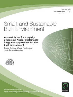 cover image of Smart and Sustainable Built Environment, Volume 5, Number 3